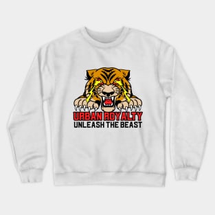 Vintage Streetwear - Urban Royalty Unleash the Beast Crewneck Sweatshirt